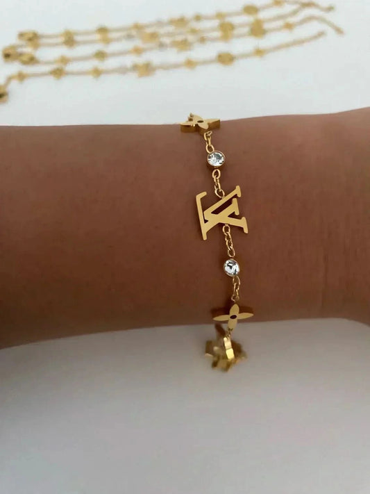 Leyla Bracelet (in silver & gold) - ShopLorca