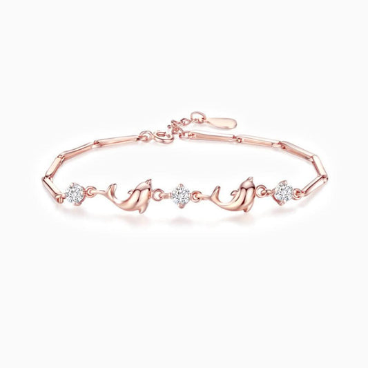 Sparkling Dolphin Bracelet - ShopLorca