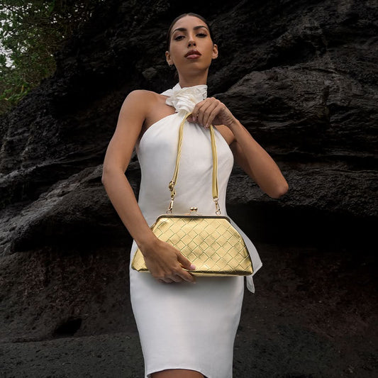 Valentina Cross Chained Crossbody Bag - ShopLorca